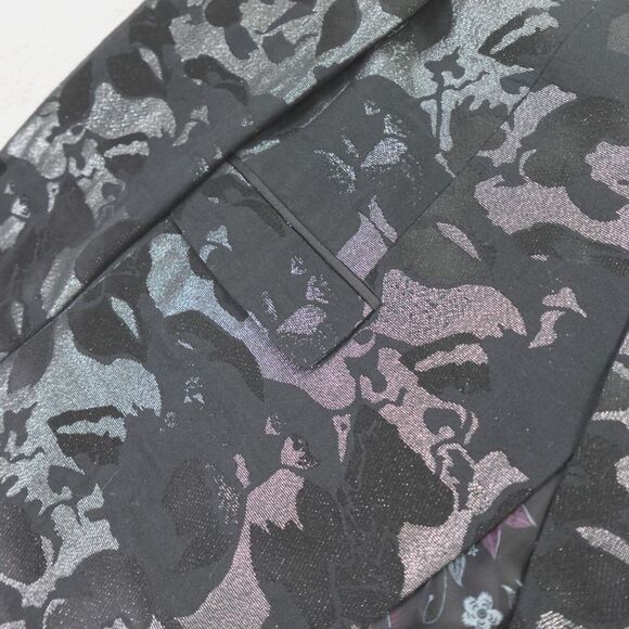 Tallia‎ Blazer Party Valhalla Black Silver Metallic Dinner Jacket - Picture 16 of 16